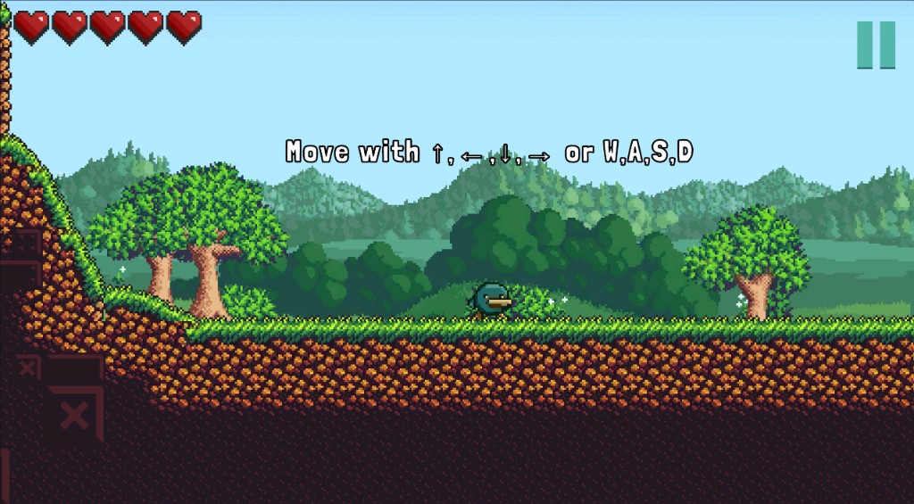 CallesFall Screenshot - Movement tutorial
